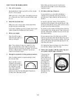 Предварительный просмотр 17 страницы ICON Health & Fitness PRO-FORM 325 CSX User Manual