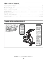 Preview for 2 page of ICON Health & Fitness PRO-FORM 590 SPX User Manual