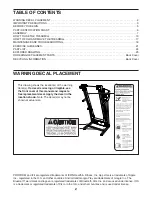 Preview for 2 page of ICON Health & Fitness PRO-FORM CADENCE LT User Manual