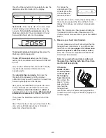 Preview for 21 page of ICON Health & Fitness Pro-Form Carbon EL User Manual