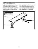 Предварительный просмотр 5 страницы ICON Health & Fitness PRO-FORM CARBON STRENGTH FLAT BENCH User Manual