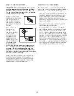 Preview for 14 page of ICON Health & Fitness Pro-Form City T7 User Manual