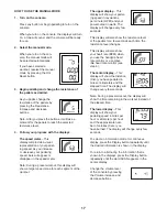 Preview for 17 page of ICON Health & Fitness Pro-Form Endurance 320 E User Manual