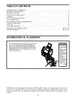 Preview for 2 page of ICON Health & Fitness PRO-FORM ENDURANCE 920 E User Manual