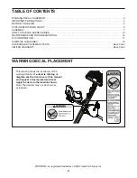 Preview for 2 page of ICON Health & Fitness Pro-Form PFEX78916.0 User Manual