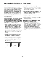 Preview for 34 page of ICON Health & Fitness PRO-FORM POWER 1495 User Manual