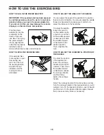 Preview for 15 page of ICON Health & Fitness Pro-Form Pro TC User Manual