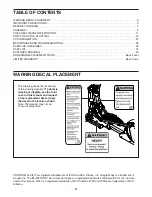 Preview for 2 page of ICON Health & Fitness Pro-Form Smart Strider 895 CSE User Manual