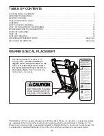 Предварительный просмотр 2 страницы ICON Health & Fitness PRO-FORM SPORT 6.0 User Manual