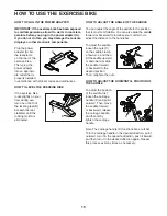 Preview for 15 page of ICON Health & Fitness Pro-Form Studio Bike Pro 22 User Manual