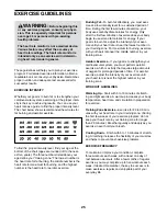 Preview for 25 page of ICON Health & Fitness PRO-FORM TRAINER 720 User Manual