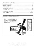 Preview for 2 page of ICON Health & Fitness Pro-Form X Bike User Manual