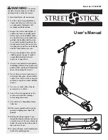 ICON Health & Fitness STREET STICK PFSC09990 User Manual preview