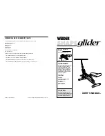 ICON Health & Fitness WEIDER SHAPE GLIDER WECR43062 User Manual preview