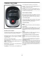 Preview for 10 page of ICON Health & Fitness WESLO CITY BI User Manual