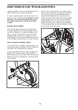 Preview for 12 page of ICON Health & Fitness Weslo Pursuit 330 User Manual