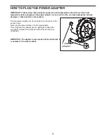 Preview for 9 page of ICON Health & Fitness WESLO Xline WLIVEL86002.0 User Manual