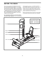 Preview for 5 page of ICON IP FREEMOTION EPIC GZFI8136.2 Owner'S Manual