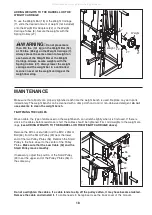 Preview for 18 page of ICON IP NordicTrack Competition Series User Manual