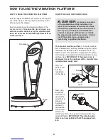 Preview for 9 page of ICON IP PRO-FORM VIBE 980 ZL User Manual