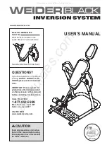 Предварительный просмотр 1 страницы ICON IP Weider Black WBBE21690.0 User Manual