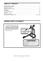 Предварительный просмотр 2 страницы ICON IP Weider PT800 Pro User Manual