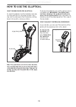 Preview for 10 page of ICON IP Weslo Momentum CT 3.0 User Manual