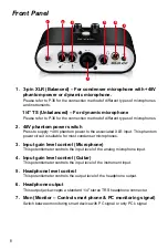 Предварительный просмотр 8 страницы ICON ProAudio DUO 22 Manual