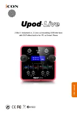 ICON ProAudio Upod-Live Manual preview