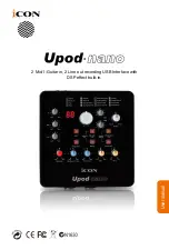 ICON ProAudio Upod Nano User Manual preview