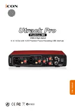 ICON ProAudio Utrack Pro User Manual preview