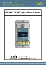 Icon Process Controls truflo Ultraflo UF500 Instruction Manual предпросмотр