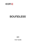 Icon Q Boundless H1 User Manual preview