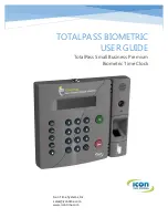 Icon Time Systems TOTALPASS Small Business Premium User Manual preview