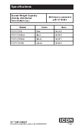 Preview for 9 page of ICON 56140 Owner'S Manual & Safety Instructions