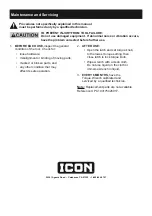 Preview for 4 page of ICON 57923 Owner'S Manual & Safety Instructions