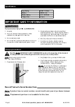 Preview for 2 page of ICON 59103 Owner'S Manual & Safety Instructions