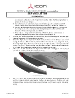 Preview for 4 page of ICON A5 Service Letter