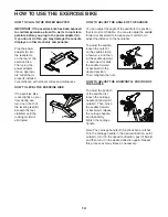 Preview for 14 page of ICON FEX92220-INT.0 User Manual