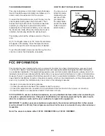 Preview for 24 page of ICON FREEMOTION 530 INTERACTIVE User Manual