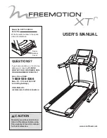 ICON FREEMOTION XTR User Manual preview