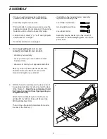 Preview for 7 page of ICON GOLD'S GYM STIDE TRAINER 550i User Manual