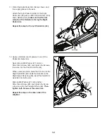 Preview for 12 page of ICON GOLD'S GYM STIDE TRAINER 550i User Manual