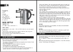 Preview for 2 page of ICON Inox Kettle Manual