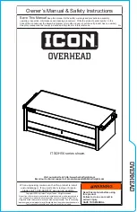 Preview for 7 page of ICON ITSOH56R Owner'S Manual & Safety Instructions