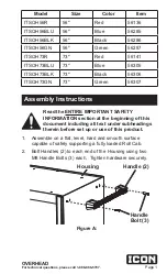 Preview for 9 page of ICON ITSOH56R Owner'S Manual & Safety Instructions