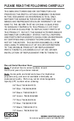 Предварительный просмотр 16 страницы ICON ITSWC56BLK Owner'S Manual & Safety Instructions