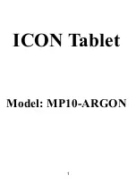 ICON MP10-ARGON Manual preview