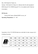 Preview for 22 page of ICON MP22-Argon3-TV Manual