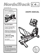 ICON NordicTrack C4SI User Manual preview